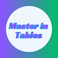 Table learn and practice